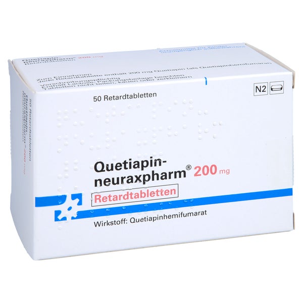 QUETIAPIN-neuraxpharm 200 mg Retardtabletten 50 St