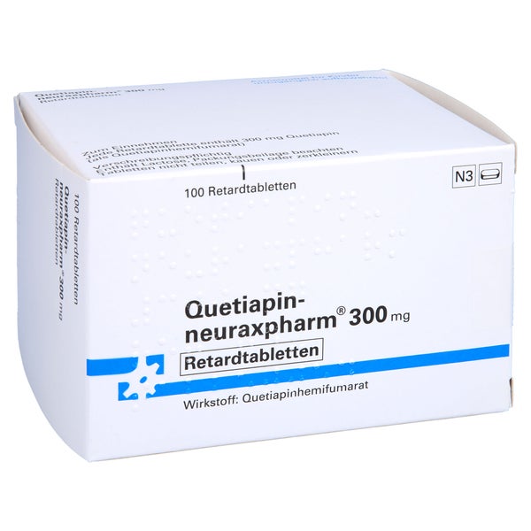 QUETIAPIN-neuraxpharm 300 mg Retardtabletten 100 St