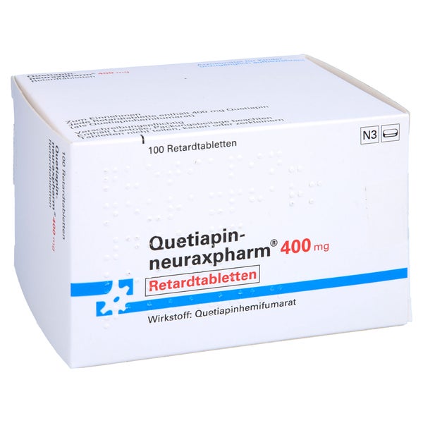QUETIAPIN-neuraxpharm 400 mg Retardtabletten 100 St