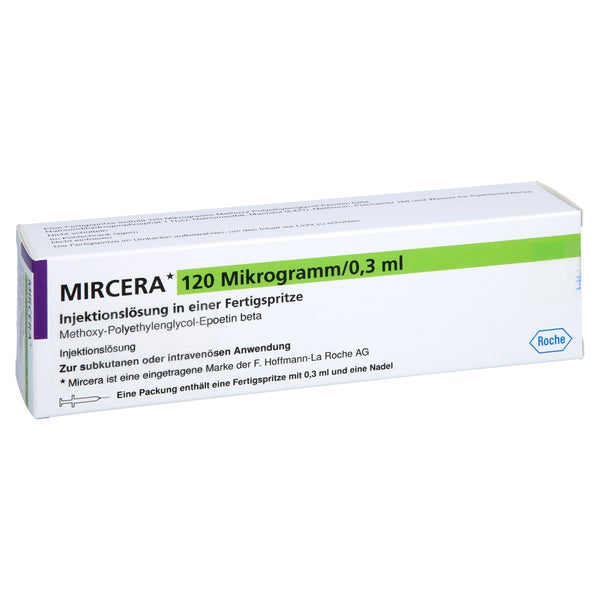 MIRCERA 120 Mikrogramm/0,3 ml Inj.-Lsg.i.e.F.-Sp. 1 St