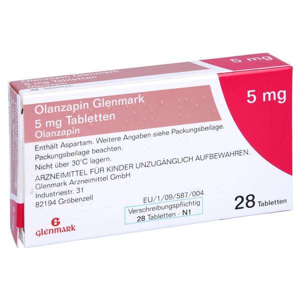 Olanzapin Glenmark 5 mg Tabletten 28 St