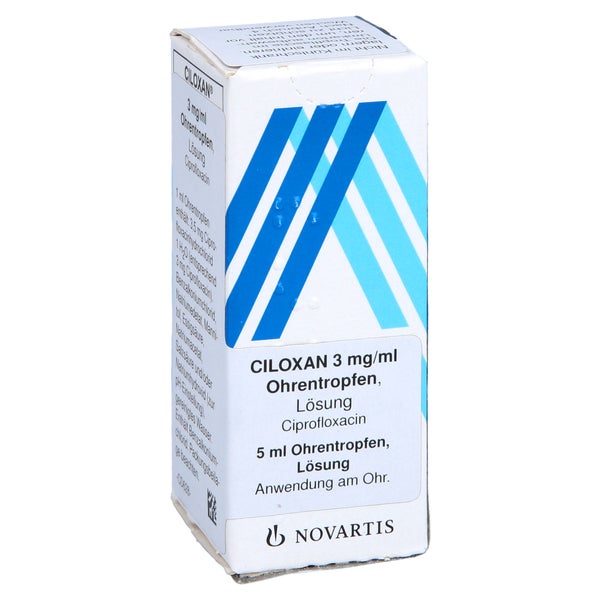 Ciloxan 3 Mg/ml Ohrentropfen 5 ml