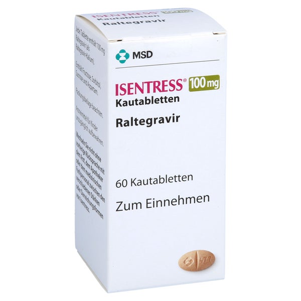 Isentress 100 mg Kautabletten 60 St