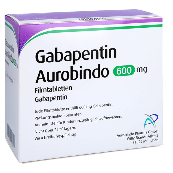 GABAPENTIN Aurobindo 600 mg Filmtabletten 200 St