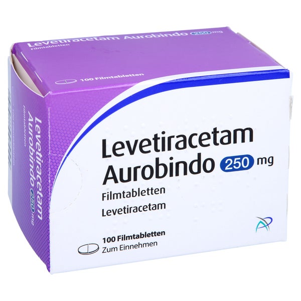 LEVETIRACETAM Aurobindo 250 mg Filmtabletten 100 St
