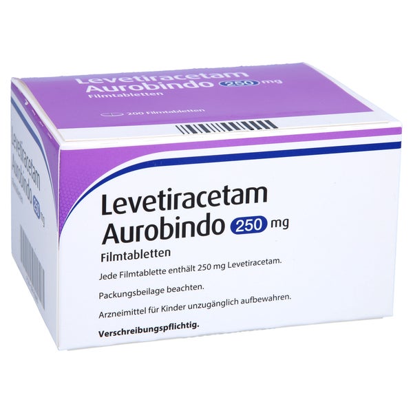 LEVETIRACETAM Aurobindo 250 mg Filmtabletten 200 St