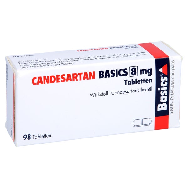 Candesartan Basics 8 mg Tabletten 98 St