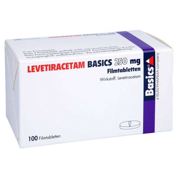 LEVETIRACETAM BASICS 250 mg Filmtabletten 100 St