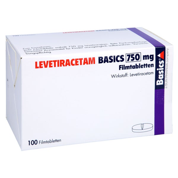 LEVETIRACETAM BASICS 750 mg Filmtabletten 100 St