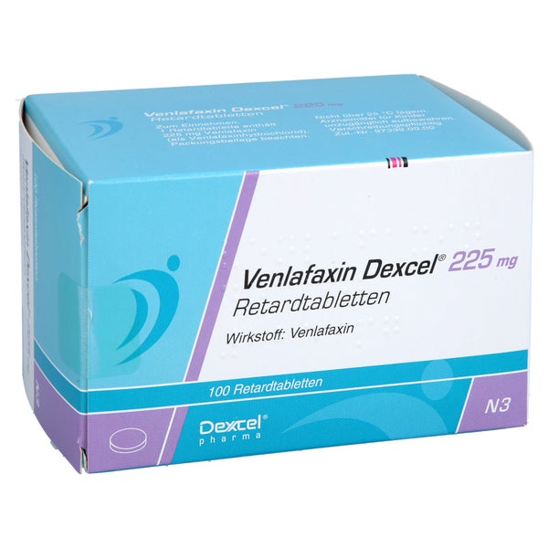 VENLAFAXIN Dexcel 225 mg Retardtabletten 100 St