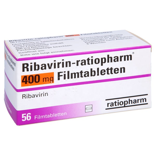 RIBAVIRIN-ratiopharm 400 mg Filmtabletten 56 St