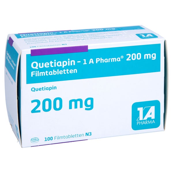 QUETIAPIN-1A Pharma 200 mg Filmtabletten 100 St