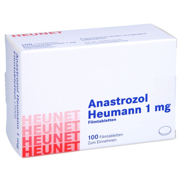 ANASTROZOL Heumann 1 mg Filmtabletten Heunet 100 St