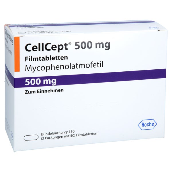 Cellcept 500 mg Filmtabletten 150 St