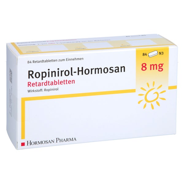 Ropinirol Hormosan 8 mg Retardtabletten 84 St