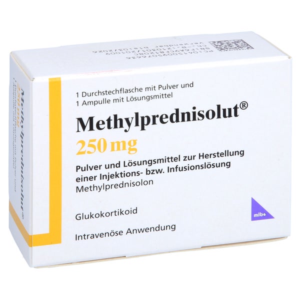 METHYLPREDNISOLUT 250 mg P.u.LM z.H.e.Inj./Inf.L. 1 St
