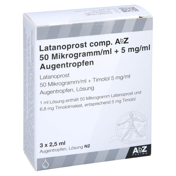 LATANOPROST comp.AbZ 50 µg/ml+5 mg/ml Augentropfen 3X2,5 ml