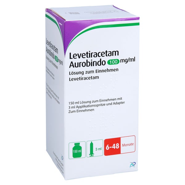 LEVETIRACETAM Aurob.100 mg/ml L.z.E.3ml Dos.Spr. 150 ml