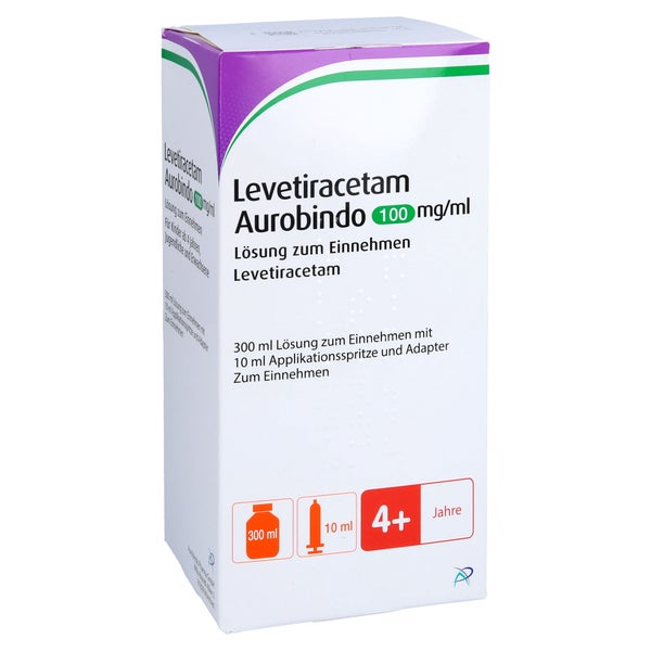 LEVETIRACETAM Aurob.100 mg/ml L.z.E.10ml Dos.Spr. 300 ml