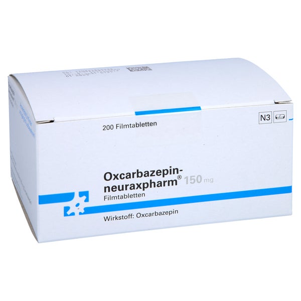 OXCARBAZEPIN-neuraxpharm 150 mg Filmtabletten 200 St
