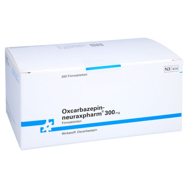 OXCARBAZEPIN-neuraxpharm 300 mg Filmtabletten 200 St