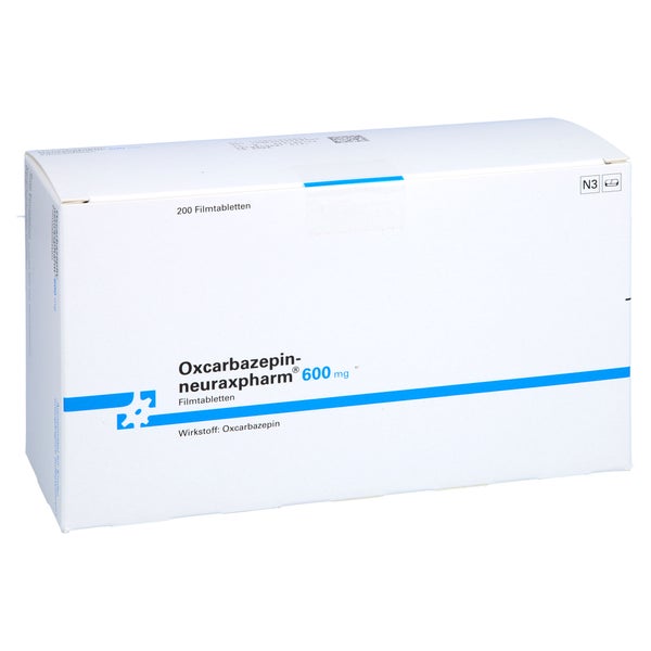 OXCARBAZEPIN-neuraxpharm 600 mg Filmtabletten 200 St