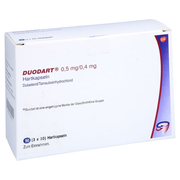 Duodart 0,5 Mg/0,4 mg Hartkapseln 90 St