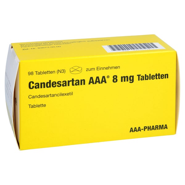 Candesartan AAA 8 mg Tabletten 98 St