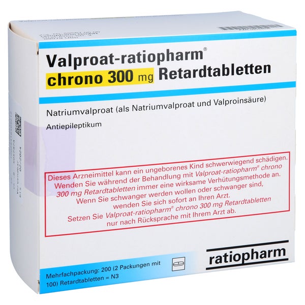 VALPROAT-ratiopharm chrono 300 mg Retardtabletten 200 St