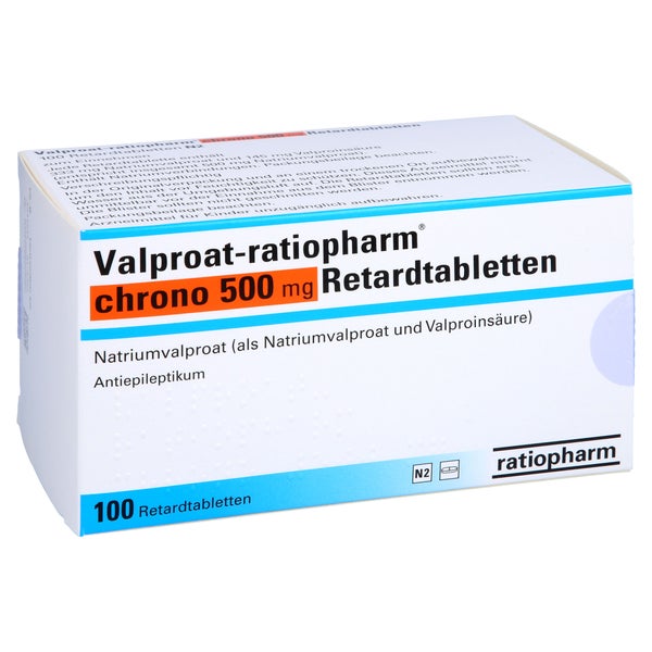 VALPROAT-ratiopharm chrono 500 mg Retardtabletten 100 St