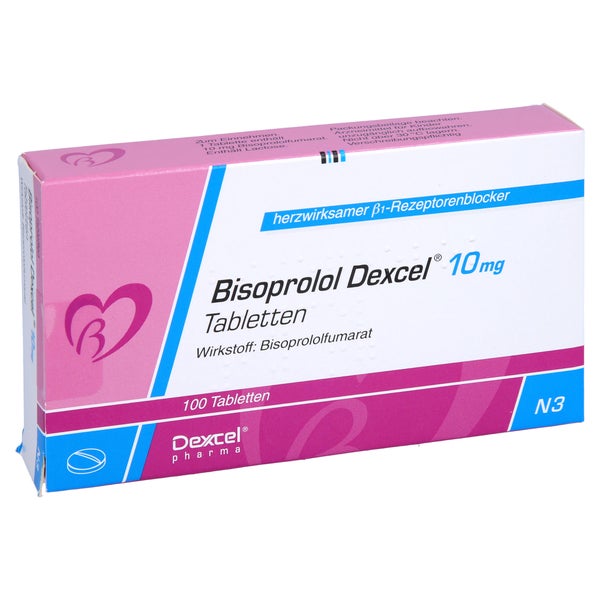 Bisoprolol Dexcel 10 mg Tabletten 100 St