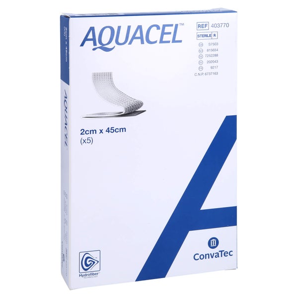 Aquacel Hydrosorption 2x45 cm Tamponaden 5 St