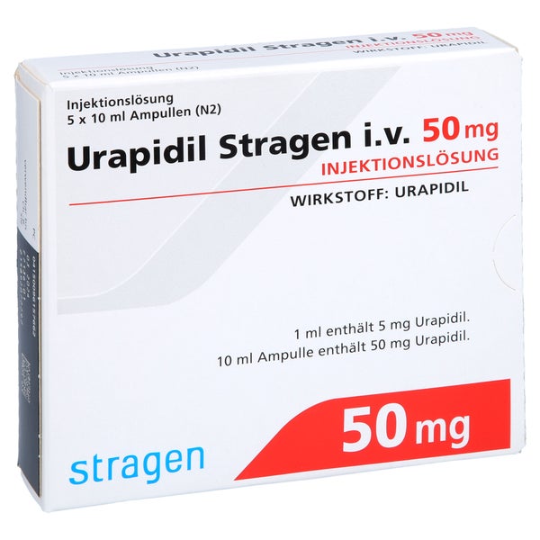 Urapidil Stragen i.v. 50 mg Ampullen 5 St
