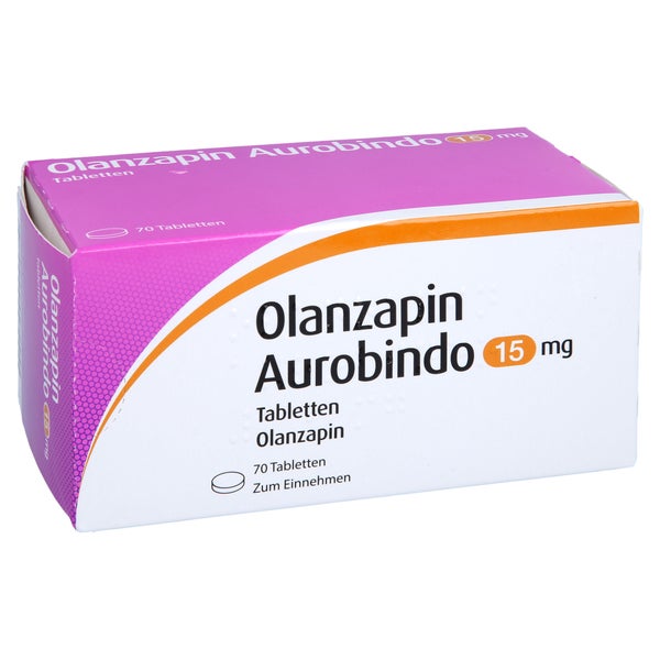 Olanzapin Aurobindo 15 mg Tabletten 70 St