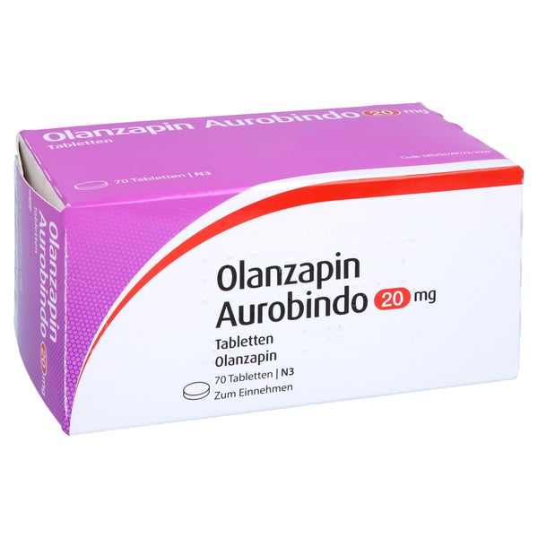 Olanzapin Aurobindo 20 mg Tabletten 70 St