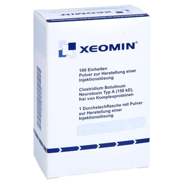 XEOMIN 100 LD50 Einheiten Plv.z.Herst.e.Inj.-Lsg. 1 St