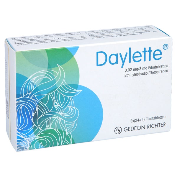 Daylette 0,02 mg/3 mg Filmtabletten 3X28 St