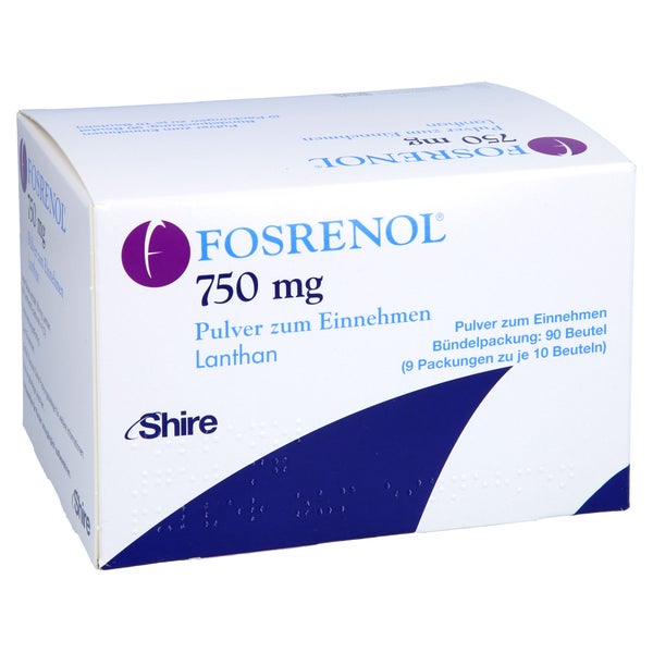 Fosrenol 750 mg Pulver zum Einnehmen 90 St