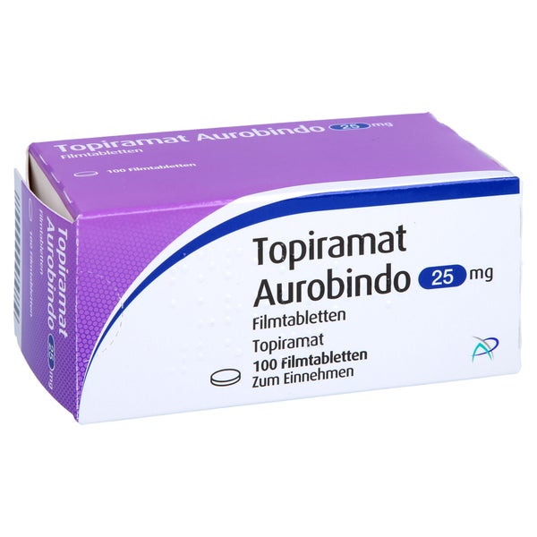 Topiramat Aurobindo 25 mg Filmtabletten 100 St