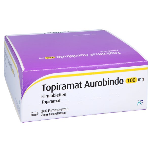 TOPIRAMAT Aurobindo 100 mg Filmtabletten 200 St