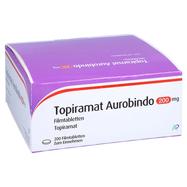 TOPIRAMAT Aurobindo 200 mg Filmtabletten 200 St