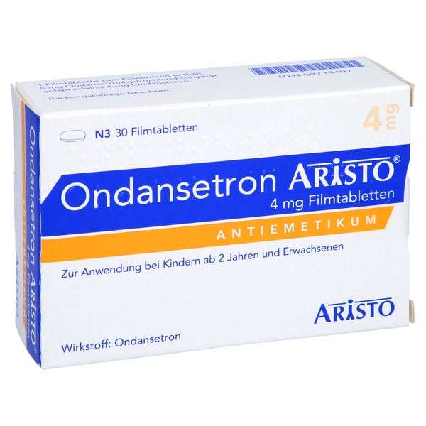 Ondansetron Aristo 4 mg Filmtabletten 30 St