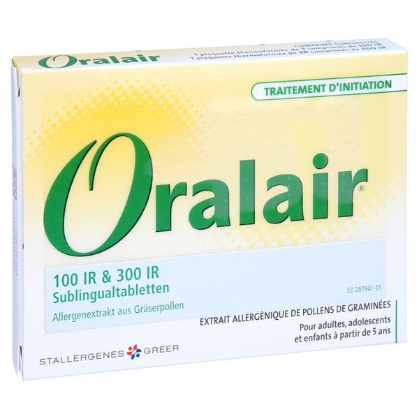 ORALAIR 100IR/300IR Einl.Gräser Sublingualtabl. 31 St