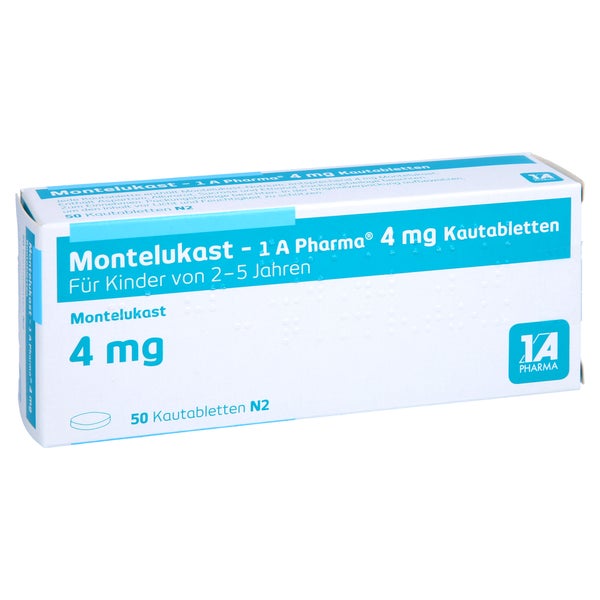 Montelukast-1a Pharma 4 mg Kautabletten 50 St