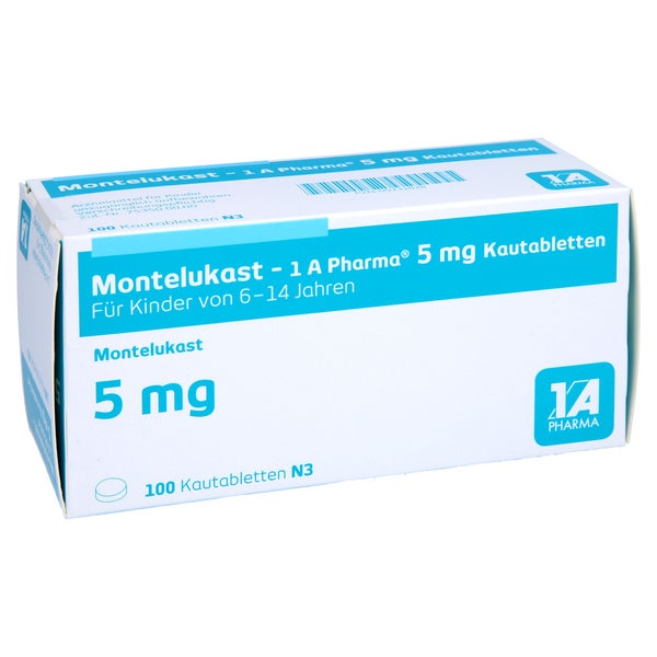 Montelukast-1a Pharma 5 mg Kautabletten 100 St