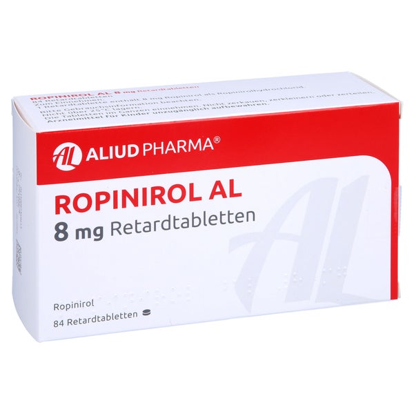 Ropinirol AL 8 mg Retardtabletten 84 St
