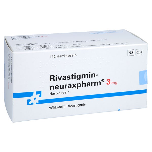 RIVASTIGMIN-neuraxpharm 3 mg Hartkapseln 112 St