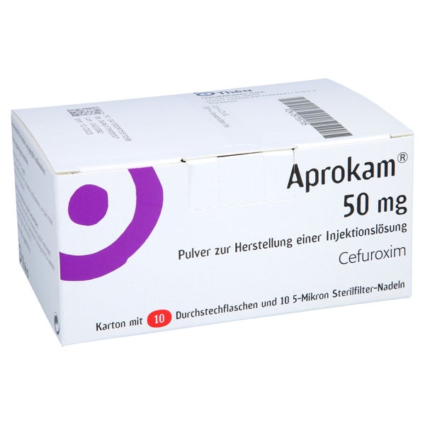 APROKAM 50 mg Pulver z.Herst.e.Injektionslösung 10 St