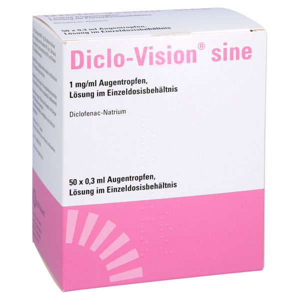DICLO-VISION sine 1mg/ml Augentr. Single-Dose Unit 50X0,3 ml
