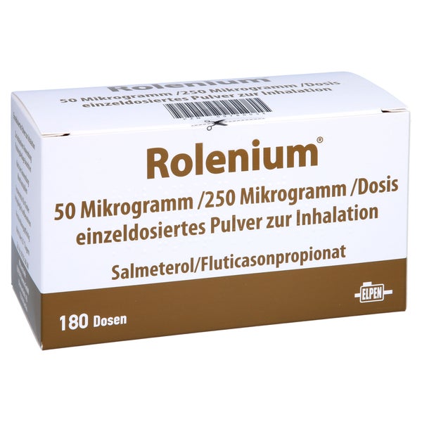 ROLENIUM 50 µg/250 µg/Dosis 60ED einzeld.Plv.Inh. 3X60 St